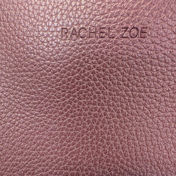 Rachel Zoe Burgundy tote shoulder bag minimalist large spacious versatile - Picture 2 of 15
